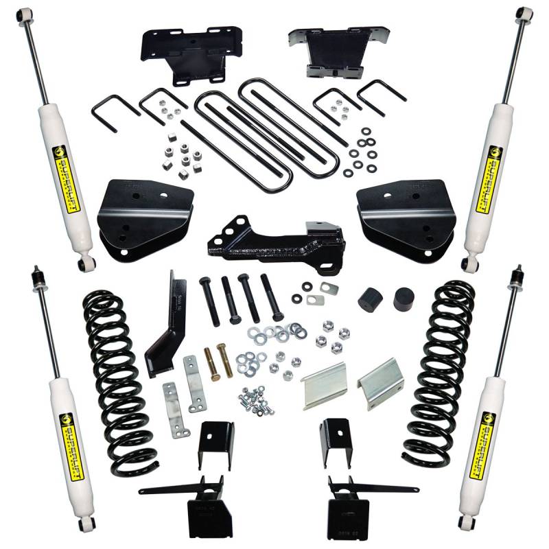 K164 | 4 Inch Ford Suspension Lift Kit w/ Superide Shocks