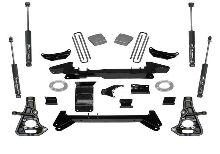 K861 Superlift 6 Inch Suspension Lift Kit With Shadow Shocks 1999 2010 Silverado Sierra 2500