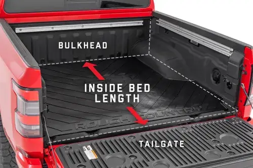 Rough Country Hard Tri-Fold Flip Up Bed Cover 5' Bed | Toyota Tacoma 2WD/4WD (2024) | 49415551