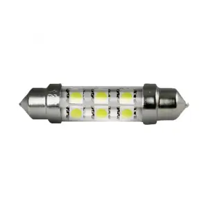 Recon Truck Accessories - 264211WH | Recon 578/364 10mm x 42mm Festoon Style High-Power 1-Watt 6 LED Bulb White