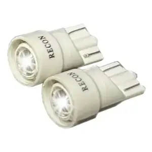 Recon Truck Accessories - 264200WH | Recon 194/168 1-Watt Wedge Style LED Bulbs in White