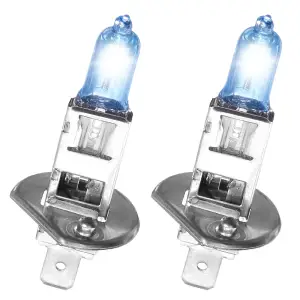 Recon Truck Accessories - 264H1DW | Recon H1 12V 55W Xenon Gas Filled Headlight Bulbs in Diamond White - 4600K Color