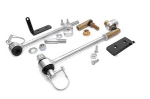Rough Country Suspension - 1128 | Jeep Front Sway-bar Disconnects (3.5-6in)