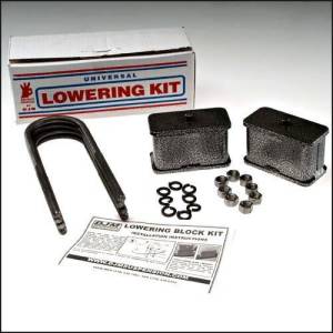 DJM Suspension - SB2397-3 | DJM Suspension 3 Inch Rear Block & U Bolt Kit (1997-2004 Dakota 2WD)