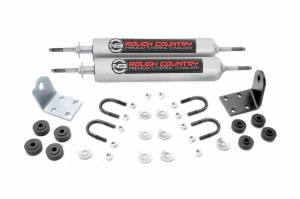 Rough Country - 8733630 | N3
  Steering Stabilizer | Dual | Ford Bronco/F-100 4WD (1977-1979)
