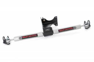 Rough Country - 8749130 | N3
  Steering Stabilizer | Dual | 2-8 Inch Lift | Ford Super Duty 4WD (2005-2022)