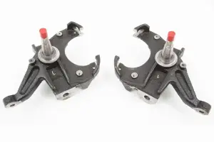 Mcgaughys Suspension Parts - 33154 | 2.5 Inch GM Front Lowering Spindels (LD Brake Rotors)