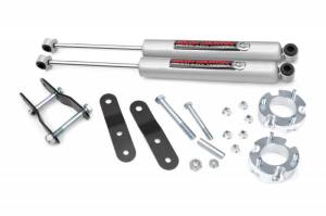 Rough Country - 74030 |  2.5 Inch Toyota Suspension Lift Kit w/ Struts Spacers, Premium N3 Shocks