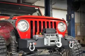 Rough Country - 1012 | Jeep Stubby Front Winch Bumper