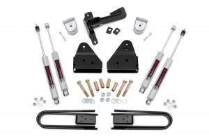 Rough Country Suspension - 509.20 | 3 Inch Ford Suspension Lift Kit w/ Premium N3 Shocks