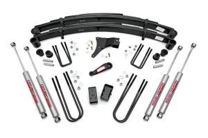 Rough Country Suspension - 4918630 | 4 Inch Ford Suspension Lift Kit w/ Premium N3 Shocks