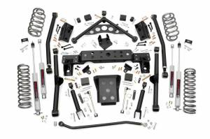Rough Country - 90820 | 4 Inch Jeep Long Arm Suspension Lift Kit (99-04 Grand Cherokee WJ)