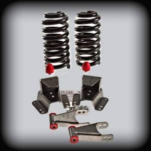 DJM Suspension - DJM1120-34 | DJM Suspension 3 Inch Front / 4 Inch Rear Lowering Kit (1973-1987 C10 Pickup 2WD)