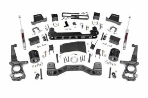Rough Country - 55730 | 6 Inch Ford Suspension Lift Kit w/ Strut Spacers, Premium N3 Shocks