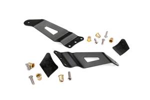 Rough Country Suspension - 70521 | GM Upper Windshield 50-inch Curved Light Bar Mounts