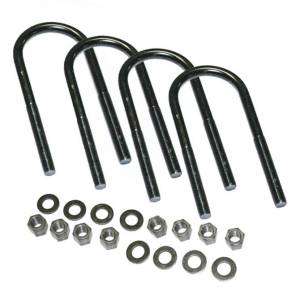 SuperLift - 10914 | 9/16 X 3.625 X 13 Round U Bolts, 4-Pack with Hardware