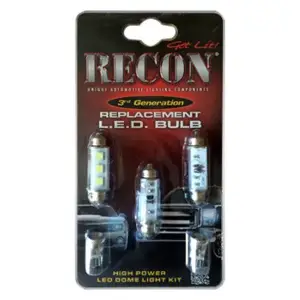 Recon Truck Accessories - 264161HP | Recon High Power LED Dome Light Replacement (2000-2007 Silverado, Sierra 1500, 2500, 3500)