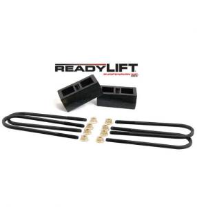 ReadyLIFT Suspensions - 66-3052 | 2 Inch GM Rear Block & U Bolt Kit