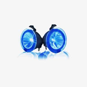 Recon Truck Accessories - 264242BL | Ultra High Power LED Mirror / Puddle Light Kit – BLUE