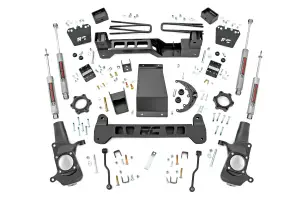 Rough Country Suspension - 29730A | 6 Inch GM Suspension Lift Kit w/ Premium N3 Shocks