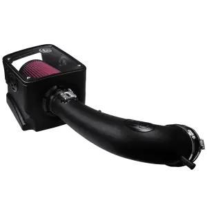 S&B Filters - 75-5116 | S&B Filters Cold Air Intake (2014-2018 Silverado, Sierra 1500 | 2014-2020 Suburban, Tahoe, Yukon 5.3L, 6.2L) Cotton Cleanable Red