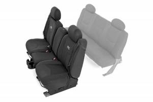 Rough Country - 91013 | GM Neoprene Front Seat Cover | Black [99-06 1500]