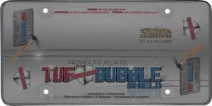 Cruiser Accessories - 73200 | Tuf Bubble Shield, Smoke License Plate Frame