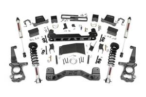 Rough Country - 55771 | 6 Inch Ford Suspension Lift Kit w/ Lifted Strtus, V2 Monotube Shocks