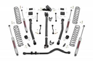 Rough Country - 62830 | Rough Country 3.5 Inch Lift Kit With Adjustable Control Arm For Jeep Wrangler JL | 2018-2023 | Premium N3 Shocks, Non-Rubicon