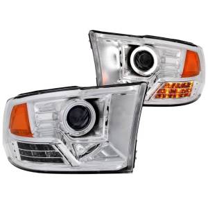 Anzo USA - 111160 | Projector Headlights w/ Halo Chrome (SMD LED)