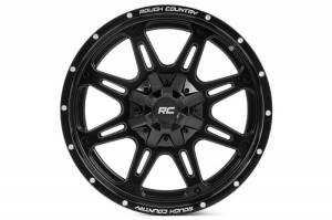 Rough Country - 94201013 | Rough Country One Piece 94 Series Wheel | Matte Black | 20X10, 5X5/5X4.5, -18mm