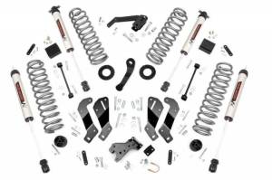 Rough Country Suspension - 69470 | 3.5 Inch Jeep Suspension Lift Kit w/ V2 Monotube Shocks