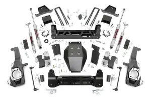 Rough Country - 10130A | Rough Country 7 Inch Lift Kit For Chevrolet Silverado / GMC Sierra 2500 HD | 2020-2024 | Premium N3 Shocks