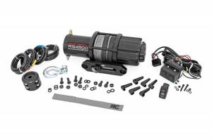 Rough Country - RS4500S | 4500LB UTV/ATV Electric Winch w/ Synthetic Rope