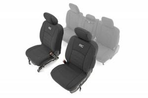 Rough Country - 91028 | Dodge Neoprene Front Seat Covers (09-18 Ram 1500 / 10-18 Ram 2500/3500)