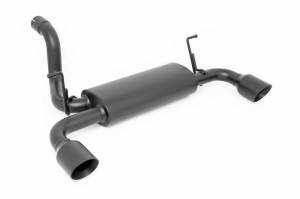 Rough Country - 96003 | Rough Country Dual Outlet Performance Exhaust For Jeep Wrangler 4xe / Wrangler JL 4WD | 2018-2023