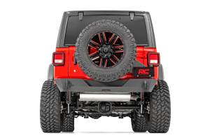 Rough Country - 10598 | Rough Country Rear Bumper With Tire Carrier For Jeep Wrangler 4xe (2021-2023) / Wrangler JL 4WD (2018-2023)