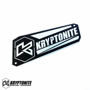 Kryptonite - PB59543 | Kryptonite Upper Control Arm Logo Plate Kit | Left (2011-2022 GM 2500 HD, 3500 HD)