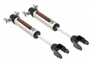 Rough Country - 760795_A | Rough Country 0-3 Inch Front V2 Monotube Shocks For Chevy Silverado / GMC Sierra 2500 HD/3500 HD | 2011-2024