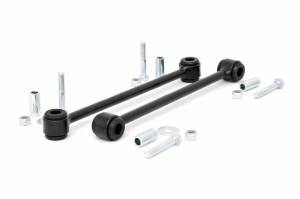 Rough Country Suspension - 1017 | Jeep Rear Sway-bar Links | 6in Lifts (07-18 Wrangler JK)