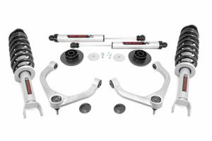 Rough Country - 31271 | Rough Country 3 Inch Lift Kit With Upper Control Arms For Ram 1500 (2012-2018) / 1500 Classic (2019-2023) 4WD | Lifted N3 Struts, V2 Monotube Shocks