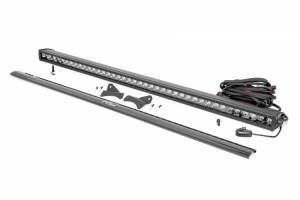 Rough Country - 71039 | Rough Country 40 Inch Black Single Row LED Light Bar With Roof Rack Mounting Kit For Ford Bronco Sport | 2021-2023