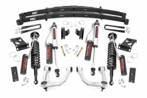 Rough Country - 74252 | Rough Country 3.5 Inch Lift Kit For Toyota Tacoma 2/4WD | 2005-2023 | Front Vertex Adjustable Coilovers, Rear Vertex Shocks & Rear Leaf Springs