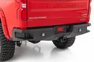 Rough Country - 10758 | Chevy Heavy-Duty Rear LED Bumper (19-22 1500)