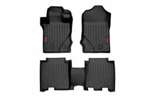 Rough Country - M-51602 | Rough Country Floor Mats Front & Rear For 4 Door Ford Bronco | 2021-2023