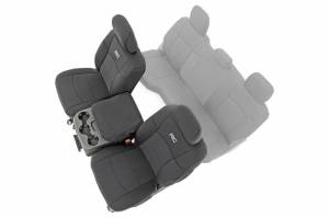 Rough Country - 91042 | Rough Country Seat Covers For Ram 2500 2WD/4WD | 2019-2023 | First Row, With Bucket Seats