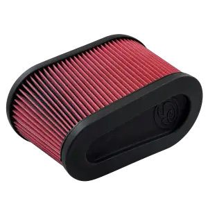 S&B Filters - KF-1076 | S&B Filters Air Filter For Intake Kits 75-5136 Cotton Cleanable Red