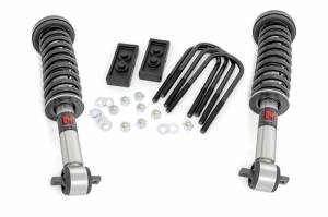 Rough Country - 510040 | Rough Country 2.5 Inch Lift Kit For Ford F-150 Tremor 4WD | 2021-2023 | M1 Monotube Strut