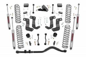 Rough Country - 79230 | Rough Country 3.5 Inch Lift Kit With Control Arm Drop Brackets For Jeep Wrangler 4xe  | 2021-2023 | Premium N3 Shocks