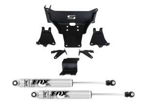 SuperLift - 92743 | Dual Steering Stabilizer Kit-w/ Fox 2.0 Shocks (2005-2022 F250/350 4WD | No Lift Required)